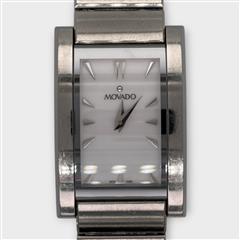 Womens Movado Sapphire Crystal Swiss Watch Stainless Steel Bracelet 84 A1 2432